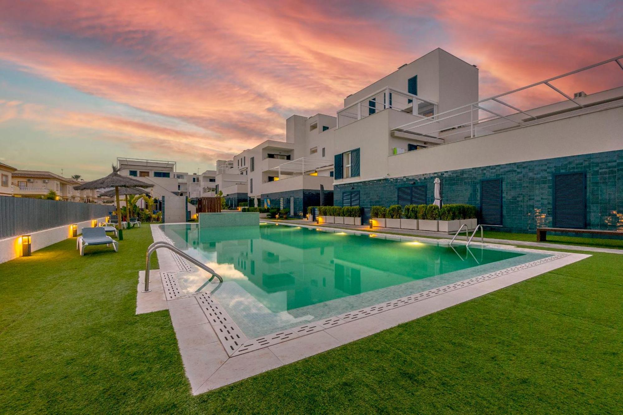 Turquesa Del Mar - Sun & Beach & Golf & Bike - Large Terrace Ground-Floor Spanish Apartment Dehesa de Campoamor  Eksteriør bilde